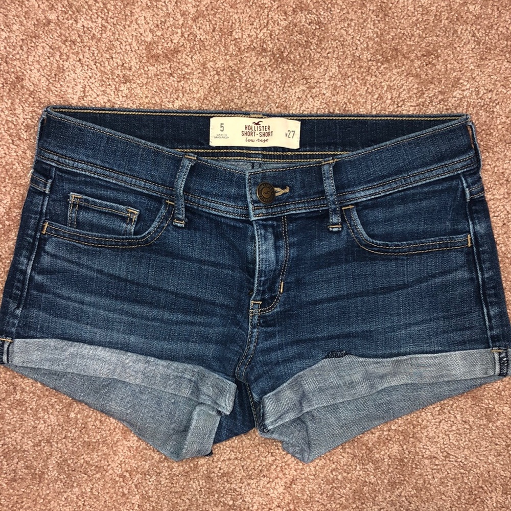 hollister low rise shorts